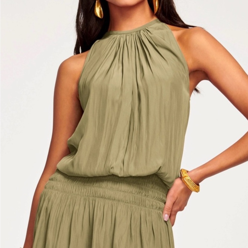 Ramy Brook Olive Halter Dress